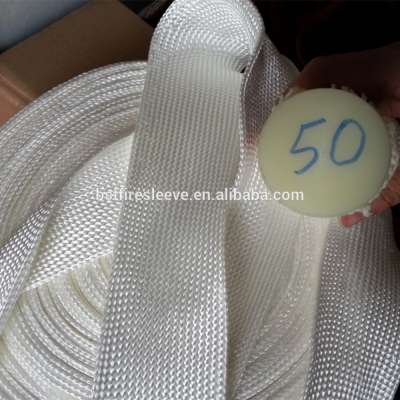 Fiberglass Glass Fibre Braided hydraulic hose sleeve