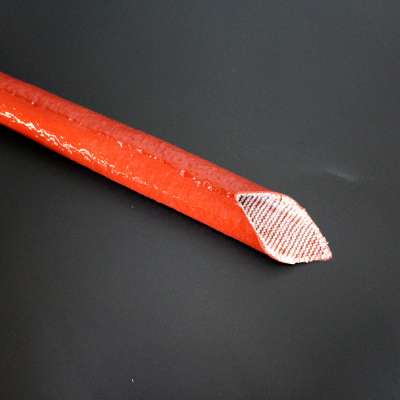 Silicone Fiberglass Knitted Fire Sleeve