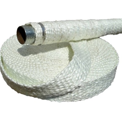 High Temperature Resistant 1" 1.5" 2" 3" 4" White Woven Glass Fiber Insulation Fiberglass Cloth Tape